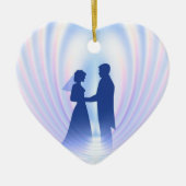 Décoration En Céramique Couple mariage (Devant)