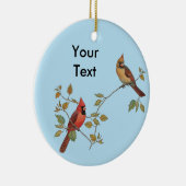 Décoration En Céramique Couples cardinaux (Droite)