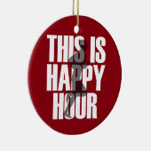 Décoration En Céramique Courir Est Une Bonne Heure (Droite)