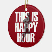 Décoration En Céramique Courir Est Une Bonne Heure (Gauche)