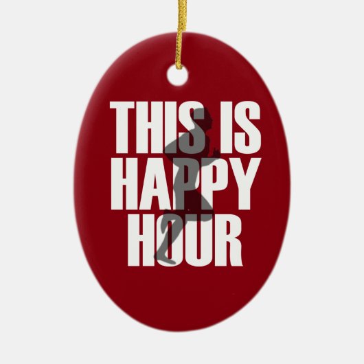 Décoration En Céramique Courir Est Une Bonne Heure (Devant)