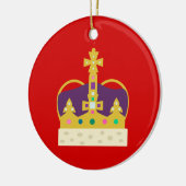 Décoration En Céramique Couronné ! (Gauche)