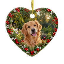 Couronne de Noël personnalisée avec photo de anima