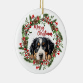 Décoration En Céramique Couronne ronde en céramique Bernase Mountain Dog O (Droite)