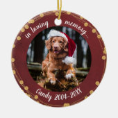 Décoration En Céramique Couronnes lumineuses de photo de compagnie de mémo (Devant)