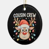 Décoration En Céramique Cousin Crew Reindee Noël Noël Noël Fête (Gauche)