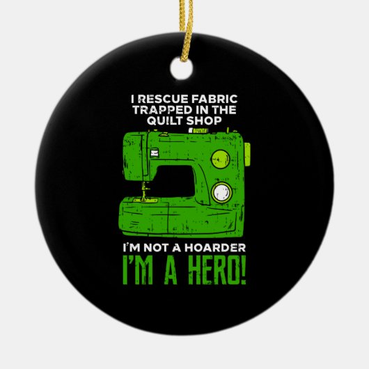 Décoration En Céramique Couture (Devant)