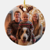 Décoration En Céramique Cowboy Noël Occidental Joyeux Noël Y'all (Dos)