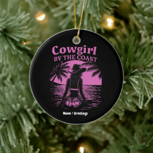 Décoration En Céramique Cowgirl By The Coast Style Western Beachy Women