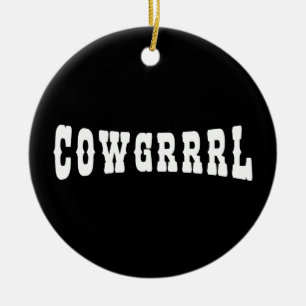 DÉCORATION EN CÉRAMIQUE COWGRRRL