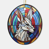 Décoration En Céramique Coyote en verre doux (Gauche)