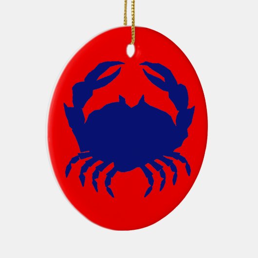 Décoration En Céramique Crabe bleu (Droite)