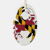 Décoration En Céramique Crabe de drapeau du Maryland (Droite)
