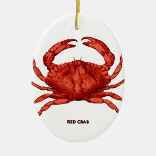 Décoration En Céramique Crabe rouge (Pacifique)