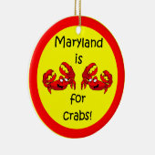 Décoration En Céramique Crabes du Maryland (Droite)