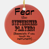 Décoration En Céramique Craignez le lecteur Synthétiseur (Dos)