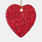 Décoration En Céramique Cranberries Festive Rouge (Droite)