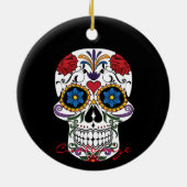 Décoration En Céramique Crânes humains décorés Art Thunder_Cove (Dos)