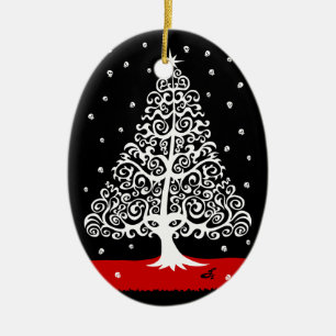 Décoration En Céramique Crânes pour l'ornement de Noël