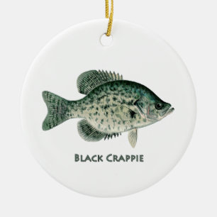 Décoration En Céramique Crapet noir