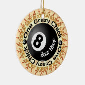Décoration En Céramique Crazy Chick Eightball (Droite)