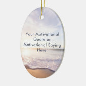 Décoration En Céramique Create Your Own Inspirational Quote Beach Photo (Gauche)