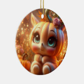 Décoration En Céramique Créature Citrouille mignonne (Droite)