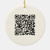 Décoration En Céramique Créer instantanément un code QR | Modifiable blanc (Dos)
