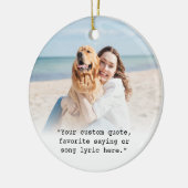 Décoration En Céramique Créer votre propre photo de devis personnalisée (Gauche)