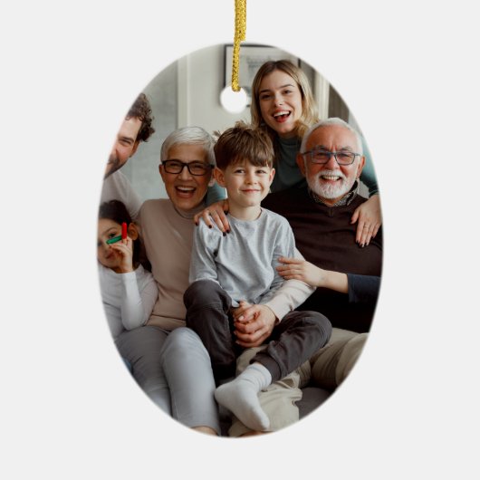 Décoration En Céramique Créez vos propres photos recto-verso (Devant)