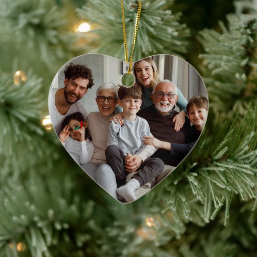 Décoration En Céramique Créez vos propres photos recto-verso (Arbre)