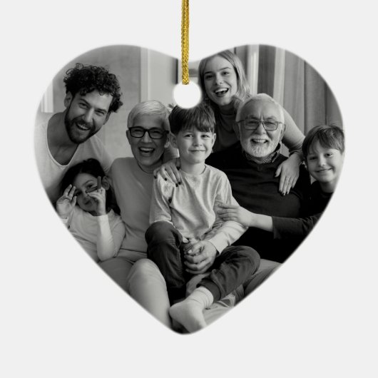 Décoration En Céramique Créez vos propres photos recto-verso (Dos)