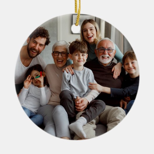 Décoration En Céramique Créez vos propres photos recto-verso (Devant)