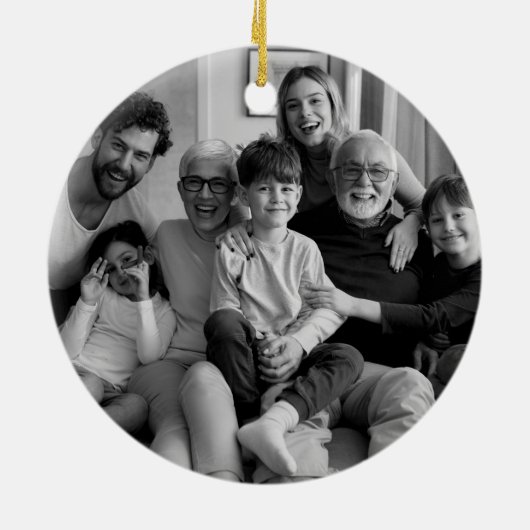 Décoration En Céramique Créez vos propres photos recto-verso (Dos)