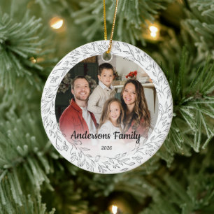 Décoration En Céramique Créez Votre Propre Photo de Famille Personnalisée 