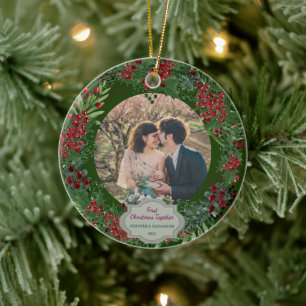 Décoration En Céramique Créez votre propre photo de votre Premier Noël Ens
