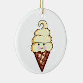 Décoration En Céramique Crème glacée souriante (Droite)