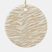 Décoration En Céramique Crème Gold Faux Parties scintillant Zebra Print Sp (Dos)