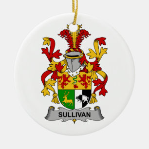 Décoration En Céramique Crête de famille de Sullivan