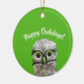 Décoration En Céramique Creuser des vacances de hibou (Gauche)