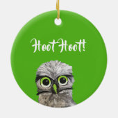 Décoration En Céramique Creuser des vacances de hibou (Dos)