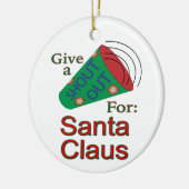 Décoration En Céramique Criez pour le Père Noël (Gauche)