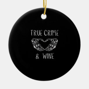 Décoration En Céramique Crime Et Vin Squelette Mains