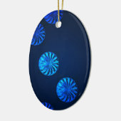 Décoration En Céramique Cristal bleu design irlandais (Gauche)