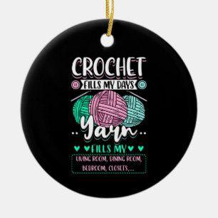 Décoration En Céramique Crochet - Le crochet remplit mes journées