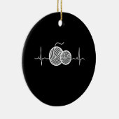 Décoration En Céramique Crocheting - Crochet Thread Heartbeat (Droite)