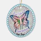 Décoration En Céramique Croire recevoir (Gauche)