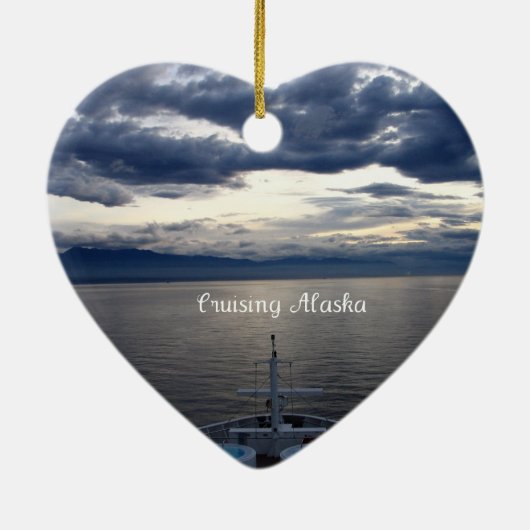 Décoration En Céramique Croisière Alaska (Dos)