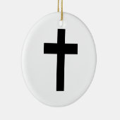 Décoration En Céramique Croix chrétienne (Droite)