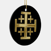 Décoration En Céramique Croix chrétienne (Droite)
